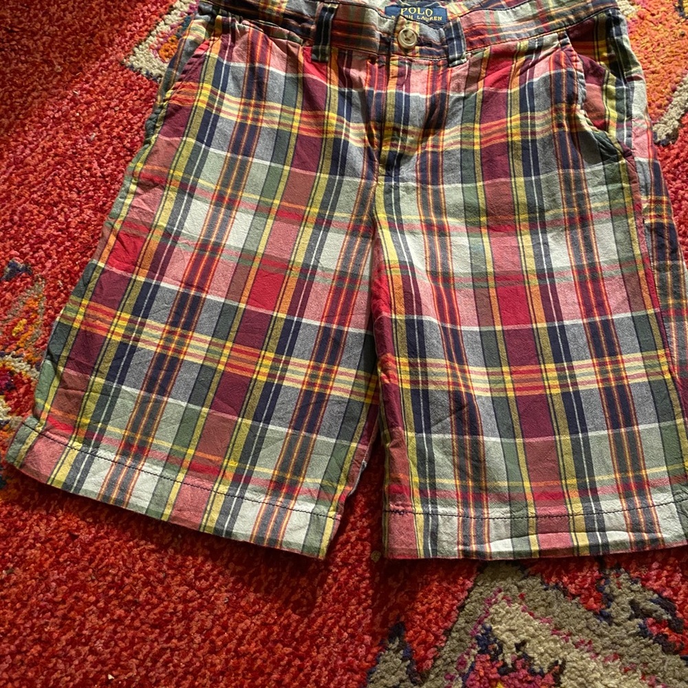 Boys Ralph Lauren size 10 plaid shorts